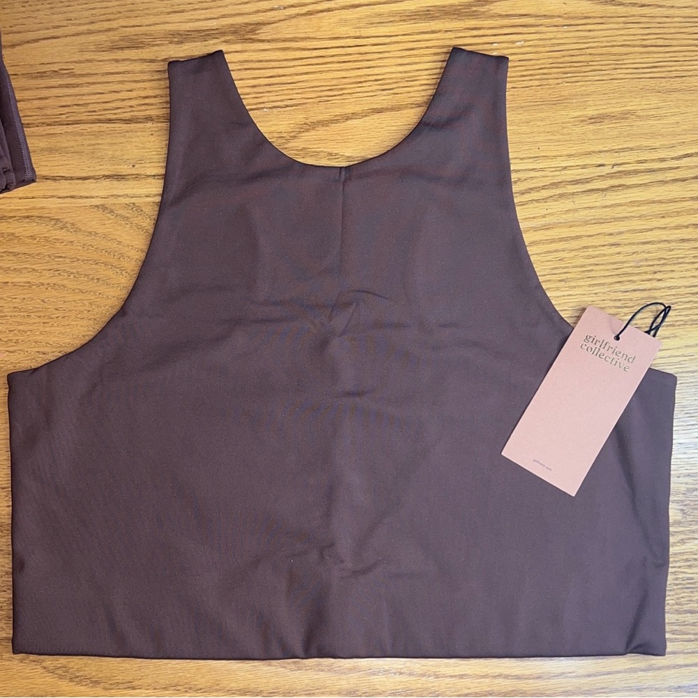 Girlfriend Collective Chocolate Brown Top